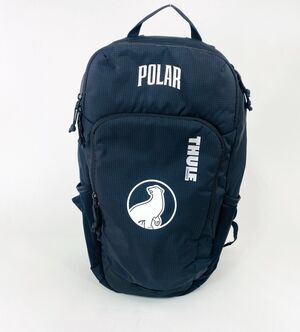 THULE Achiever Laptop Computer Backpack Navy and Black With Company Logo "POLAR"